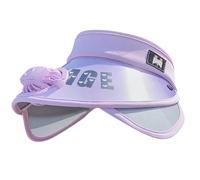 Zgehnao Cappello da sole, regolabile, per ragazze e ragazzi, cappello protettivo per bambini, con tesa estesa, Viola, 5-6