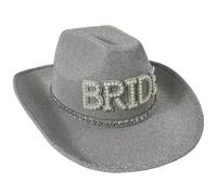 Zgehnao Cappello da sposa, elegante cappello da sposa tempestato di strass tempestati di strass delicati da sposa tempestati di diamanti incastonati a mano cappello con perline argento