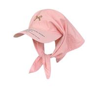 Zgehnao Cappello, turbante leggero da baseball con ricamo Bowknot misura regolabile cappello arrampicata viaggio cappello per bambini adulti Sunproof, Rosa, modello per bambini, 5-6