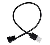 Zgehnao Cavo adattatore da USB a 4 pin, da USB a CPU, per ventole di computer portatili, notebook, alimentazione 5 V, 30 cm