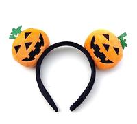 Zgehnao Cerchietto per capelli a forma di zucca divertente per Halloween, decorazioni per feste di Halloween, cerchietto con zucca per dolcetto o scherzetto