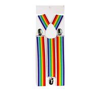 Zgehnao Cintura a tracolla, per bambini con clip arcobaleno a righe colorate per bambini e ragazze