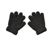 Zgehnao Guanti invernali antivento in pile per bambini, guanti invernali da neve, per sci, sport all'aria aperta, Nero , Children aged 3-6