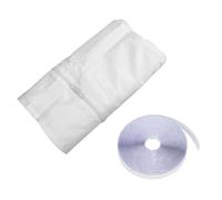 Zgehnao Guarnizione per porta finestra Panno Condizionatore d'aria Blocco d'aria Set di tenuta flessibile rimovibile Condizionatore portatile Guarnizione di uscita dell'aria