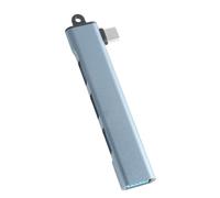 Zgehnao Hub ad angolo retto da tipo C a USB con 3 porte USB 2.0 e 1 porta USB 3.0 per desktop e dispositivi