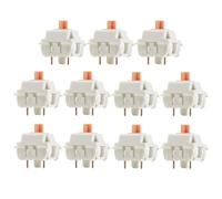 Zgehnao Interruttori lineari 3Pin Per Tastiera Meccanica Lubrificazione Fabbrica 70M Clic Antipolvere Per Tastiere Tastiere Interruttori Panda