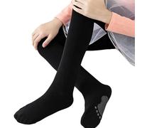 Zgehnao Leggings lunghi, leggings da danza per ragazze calze elastiche 1-8 anni ragazza autunno primavera antiscivolo caldo collant accessori per vestiti per bambini, Nero, XXL, 10-15 Short