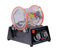 Zgehnao Lucidatrice per gioielli, accessorio per lucidatura di gioielli, tamburo ad alta capacità, lucidatrice elettrica per superfici efficienti, strumento di lucidatura per studio