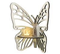 Zgehnao Mensola angolare decorativa a forma di farfalla, elegante e decorazione da parete per esporre la mensola da parete a forma di farfalla per la