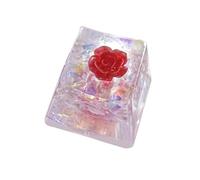 Zgehnao OEM Altezza Fiore Keycap Elegante Resina Fiore Keycaps Con Retroilluminazione Per Tastiera Meccanica Personalizzazione 1PC