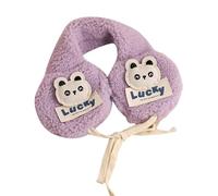 Zgehnao Paraorecchie in peluche con decalcomanie in stile cartone animato, per bambini, elastico, scaldaorecchie per inverno, freddo, inverno, per studenti e bambini