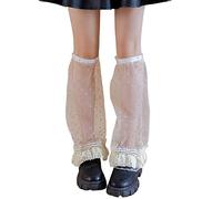 Zgehnao Scaldamuscoli da bambina, in tulle, con polsini in pizzo, per travestimento da ragazza, bronzing star comple, About 50cm long