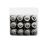 Zgehnao Scalpello da intaglio, confezione da 12 scalpelli per gioielli, set di scalpelli in metallo per timbratura gioielli, scalpelli per gioielli, strumento per intaglio per anelli