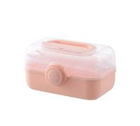 Zgehnao Scatola portaoggetti con coperchio e manico, contenitore per adulti, maschio e femmina