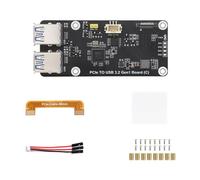 Zgehnao Scheda adattatore di conversione USB PCIe con 4 porte USB 3.2 Gen1 espansione migliora la connessione