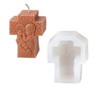 Zgehnao Stampi per candele, stampi in silicone a forma di cornice per foto per resina epossidica, candele, sapone, decorazione per la casa