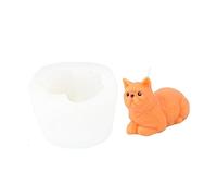 Zgehnao Stampo per candele, 3D a forma di animale domestico, in silicone, per realizzare candele, sapone, cioccolato, caramelle, strumento decorativo