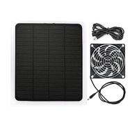 Zgehnao Ventilatore a energia solare 10 W pannello solare con ventola di scarico solare per serra capannone pollo Pet case fuori
