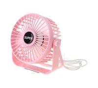 Zgehnao Ventilatore da tavolo USB a 360 gradi Ventilatore da tavolo 3 velocità Ventilatore rimovibile per uso interno ed esterno