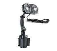 Zgehnao Ventola USB per auto, per stare comodo durante la ventola di raffreddamento USB per auto, supporta la velocità della ventola 12 V/24 V