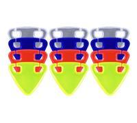 Zghhc 12 Pezzi Catarifrangenti per Bicicletta, Catarifrangenti Appendere per visibilità Notturna, Triangolo Riflettente MTB, Cartello di Avvertimento per Biciclette