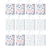 Zghhc 12 Pezzi/Set Borse di Tela per Dentisti con Manico, Modello di Denti, Sacchetti di Carta Regalo, Sacchetti Regalo per Articoli Odontoiatrici, per Clinica Odontoiatrica