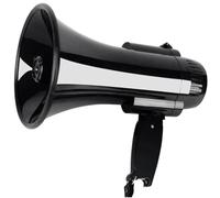 Zghhc Megafono Altoparlante Portatile Megafono Microfono Portatile con Potenza 30 Watt Sirena Incorporata Controllo Volume Allarme E Cinturino