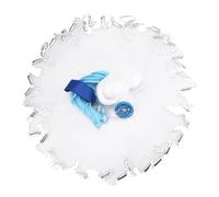 ZGHNASHUN Rezzaglio da Pesca Rete da Pesca a Maglie Piccole con Trappola for Esche e Piombo in Zinco(6FT Radius)