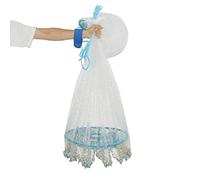 ZGHNASHUN Rezzaglio da Pesca Sinker della Catena in Acciaio Fishing Cast Net 4. 2m-7,2m Network di Pesca a Mano in Nylon Monofilamento Piccola Trappola for la in Rete(720)