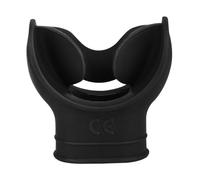 ZGHQHCDRH 2 Pezzi di boccaglio for Snorkeling, Supporto for Lingua, boccaglio di Ricambio Universale for boccaglio for Immersioni, Adatto for Le Immersioni subacquee(Black)