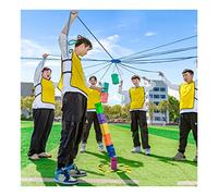 ZGHQHCDRH Accessori per Giochi di Gruppo, Gioco cooperativo di impilamento Blocchi for 5-20 Persone | Giochi Team Building/Leadership/Comunicazione Aziendale(Colorido,10pcs)