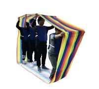 ZGHQHCDRH Accessori per Giochi di Gruppo, Tappetino da Corsa for Giochi di Team Building IEOWY, attività all'aperto for Adulti e Bambini, campestri, for Il Lavoro Squadra(Kids 4M/13FT)