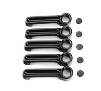 ZGHQHCDRH Accessorio Maniglia Per Jeep Wrangler JK JKU 2007-2018 Liberty Dodge Nitro Maniglia esterna per portiera in fibra di carbonio Maniglia Porta Interna(Black)