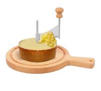 ZGHQHCDRH Affettatrice Per Formaggio, Taglia Formaggio Rotante Con Manico E Lama In Acciaio Inossidabile, Taglia Formaggio Multiuso, Taglia Formaggio Rotante, Pela Formaggi, Burro(Without lid)