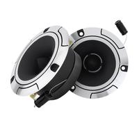 ZGHQHCDRH Altoparlanti per frequenze alte per auto Altoparla 2 tweeter a proiettile in alluminio da 4 pollici, 150 W, 6 Ohm, con condensatore per auto, veicoli, stereo modificati