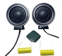 ZGHQHCDRH Altoparlanti per frequenze alte per auto Altoparla Set di altoparlanti stereo HIFI tweeter per auto modificati universali con guscio in alluminio, facili da installare, con condensatore.