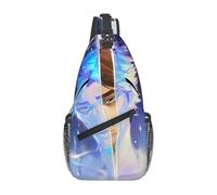 ZGHQHCDRH Arcano Viktor Gioco Anime Gesù Sling Bag Petto Crossbody Spalla Sling Zaino Escursionismo all'aperto Zaini Cartone Animato Glorious School