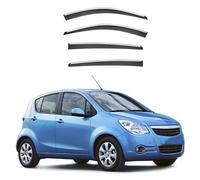ZGHQHCDRH Auto Deflettori d'Aria,Auto Deflettori Laterali,per Opel Agila MK2 2008-2014,Protezione Intemperie Deflettori Finestrini Auto,Accessori Auto