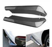 ZGHQHCDRH Auto Diffusore paraurti Posteriore, per Opel Mokka 2012-2023 Spoiler Posteriori Angolo avvolgimento, Labbro Paraurti Posteriore Splitter,Carbon Black