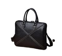 ZGHQHCDRH Borsa portadocumenti in pelle for uomo, borsa porta computer portatile, cartella A4, valigetta for ufficio e lavoro