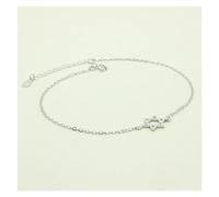 ZGHQHCDRH Bracciale, Bracciale da Donna Regolabile con Stella di David, Gioielli da Donna in Argento Sterling, Regali for Lui