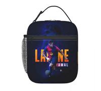 ZGHQHCDRH Calcio Calcio Lamine Y-Yamal Borse per Il Pranzo Isolate Contenitore per pasti Grandi Borsa Termica Tote Lunch Box Lavoro Sacchetto per bento all'aperto