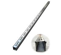 ZGHQHCDRH Canale di scolo, Sistema di canali drenaggio for Ponti/Cortile/Garage/vialetti, Tubi grondaia rettangolari e Griglie fognarie(15x4cm(5 7/8x1 5/8"))