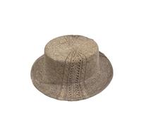 ZGHQHCDRH Cappello lavorato a maglia con parte superiore piatta, caldo e alla moda, stile Qian giapponese, da donna, autunno e inverno(Khaki)