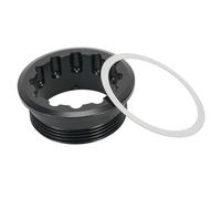 ZGHQHCDRH Cassette e pignoni Anello di bloccaggio della Ruota Libera per Bici Grip Bike, Adatta per Cassette Shimano M6100 M7100 M8100 a 12 velocità. pignone per Bicicletta(Black)
