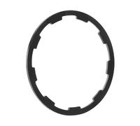 ZGHQHCDRH Cassette e pignoni Guarnizione per Cassetta Bici, Corpo Ruota Libera, Distanziali Ruota Libera, Rondella per Mozzo Bicicletta, Anello Base per Torre Mozzo pignone per Bicicletta(Black 1mm)