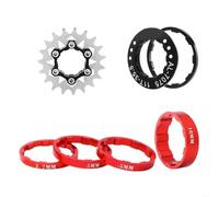 ZGHQHCDRH Cassette e pignoni K8GE Mountain Bike Ruota Libera Volano Singola velocità Biciclette in Acciaio Cassette Pignoni Ruote Libere pignone per Bicicletta(19T)
