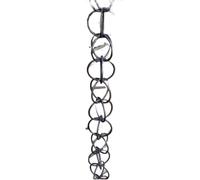 ZGHQHCDRH Catena per l'acqua, Catene da Pioggia for pluviali for piogge Forti, Catena Rotonda for Acqua Che Cade, ad Incastro for piovana in Stile Giapponese, for grondaie sospese