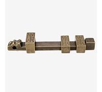 ZGHQHCDRH Chiavistello a Cilindro con Serratura a Scorrimento con Solido e Resistente for Mantenere Te e la Porta privata. Serratura Scorrevole con Serratura for Porta con Finitura Anticata(21.3cm)