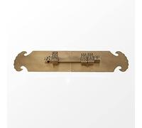 ZGHQHCDRH Chiavistello a Cilindro con Serratura a Scorrimento con Solido e Resistente for Mantenere Te e la Porta privata. Serratura Scorrevole con Serratura for Porta con Finitura Anticata(46cm)